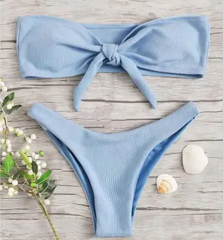 2023 naujas bikini kostiumas moterų sexy vamzdžio viršaus lankas moterų maudymosi kostiumėlį padalinta maudymosi kostiumėlį, kostiumą, paplūdimio drabužių tendencijas maudymosi kostiumėliai